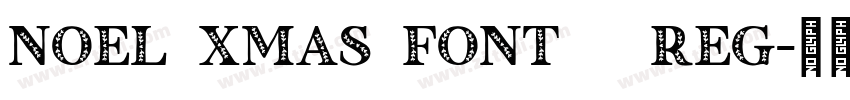 Noel Xmas Font   Reg字体转换